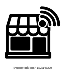 e-commerce icon or logo isolated sign symbol vector illustration - high quality black style vector icons
