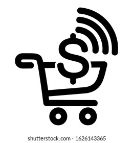 e-commerce icon or logo isolated sign symbol vector illustration - high quality black style vector icons
