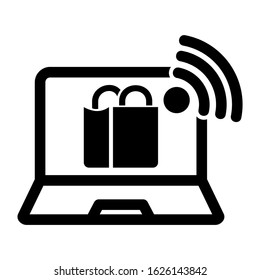 e-commerce icon or logo isolated sign symbol vector illustration - high quality black style vector icons
