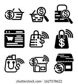 e-commerce icon or logo isolated sign symbol vector illustration - Collection of high quality black style vector icons
