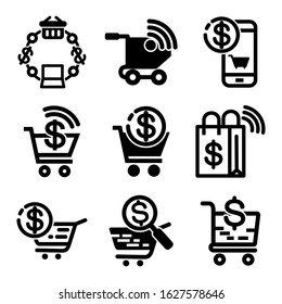 e-commerce icon or logo isolated sign symbol vector illustration - Collection of high quality black style vector icons
