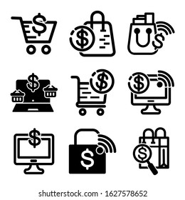 e-commerce icon or logo isolated sign symbol vector illustration - Collection of high quality black style vector icons
