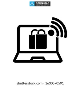 ecommerce icon or logo isolated sign symbol vector illustration - high quality black style vector icons
