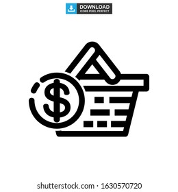 ecommerce icon or logo isolated sign symbol vector illustration - high quality black style vector icons
