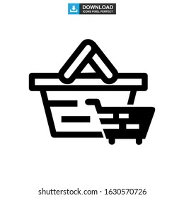 ecommerce icon or logo isolated sign symbol vector illustration - high quality black style vector icons
