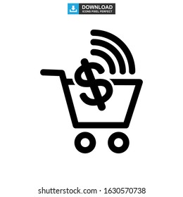 ecommerce icon or logo isolated sign symbol vector illustration - high quality black style vector icons
