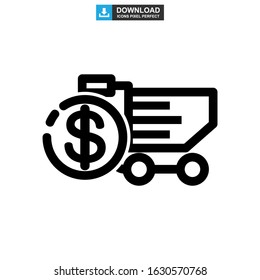 ecommerce icon or logo isolated sign symbol vector illustration - high quality black style vector icons
