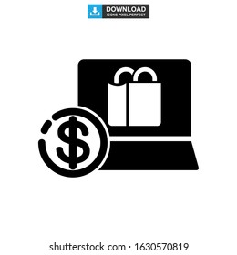 ecommerce icon or logo isolated sign symbol vector illustration - high quality black style vector icons
