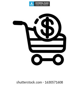 ecommerce icon or logo isolated sign symbol vector illustration - high quality black style vector icons
