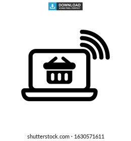 ecommerce icon or logo isolated sign symbol vector illustration - high quality black style vector icons
