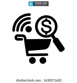 ecommerce icon or logo isolated sign symbol vector illustration - high quality black style vector icons

