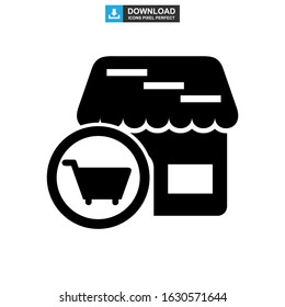 ecommerce icon or logo isolated sign symbol vector illustration - high quality black style vector icons

