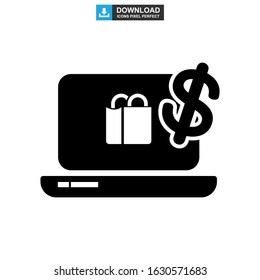 ecommerce icon or logo isolated sign symbol vector illustration - high quality black style vector icons

