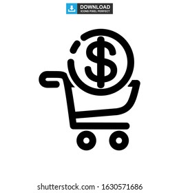 ecommerce icon or logo isolated sign symbol vector illustration - high quality black style vector icons
