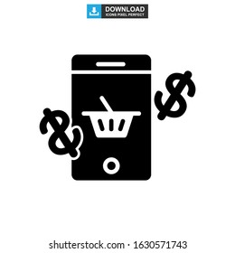 ecommerce icon or logo isolated sign symbol vector illustration - high quality black style vector icons
