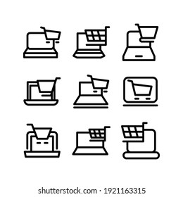 ecommerce icon or logo isolated sign symbol vector illustration - Collection of high quality black style vector icons
