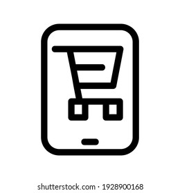 eCommerce icon or logo isolated sign symbol vector illustration - high quality black style vector icons
