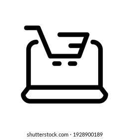 eCommerce icon or logo isolated sign symbol vector illustration - high quality black style vector icons

