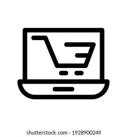 eCommerce icon or logo isolated sign symbol vector illustration - high quality black style vector icons
