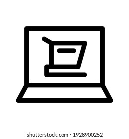 eCommerce icon or logo isolated sign symbol vector illustration - high quality black style vector icons
