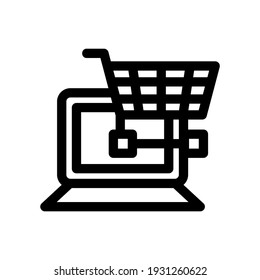 ecommerce icon or logo isolated sign symbol vector illustration - high quality black style vector icons
