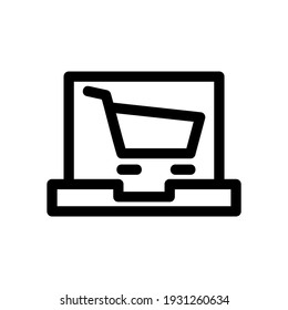 ecommerce icon or logo isolated sign symbol vector illustration - high quality black style vector icons

