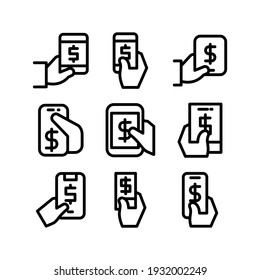 E-Commerce-Symbol oder -Logo einzeln auf Zeichen, Vektorgrafik - Sammlung von hochwertigen Vektorsymbol in schwarzem Stil
