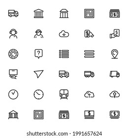 Ecommerce icon or logo isolated sign symbol vector illustration - Collection of high quality black style vector icons
