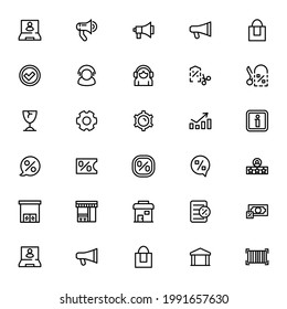 Ecommerce icon or logo isolated sign symbol vector illustration - Collection of high quality black style vector icons
