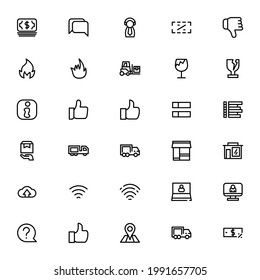 Ecommerce icon or logo isolated sign symbol vector illustration - Collection of high quality black style vector icons
