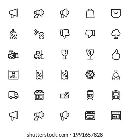 Ecommerce icon or logo isolated sign symbol vector illustration - Collection of high quality black style vector icons
