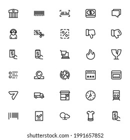 Ecommerce icon or logo isolated sign symbol vector illustration - Collection of high quality black style vector icons
