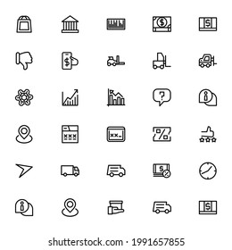 Ecommerce icon or logo isolated sign symbol vector illustration - Collection of high quality black style vector icons
