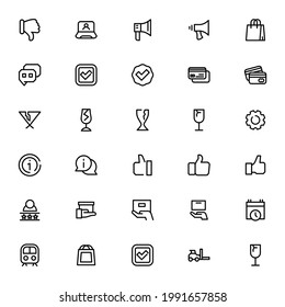 Icono de Ecommerce o logotipo símbolo de signo aislado ilustración vectorial - Colección de iconos vectoriales de estilo negro de alta calidad
