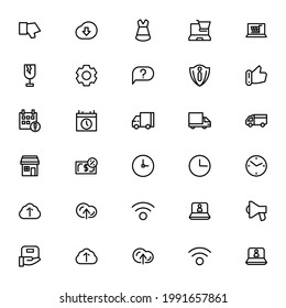 Ecommerce icon or logo isolated sign symbol vector illustration - Collection of high quality black style vector icons
