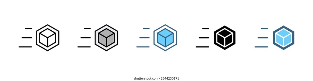 E-COMMERCE icon with multiple style