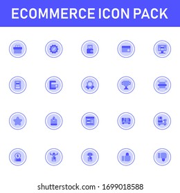 ecommerce icon pack isolated on white background. for your web site design, logo, app, UI. Vector graphics illustration and editable stroke. EPS 10.