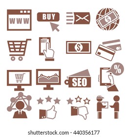 ecommerce icon set