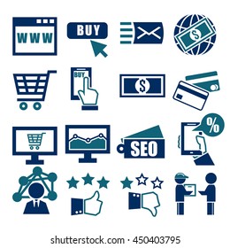 ecommerce icon set