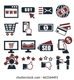 ecommerce icon set