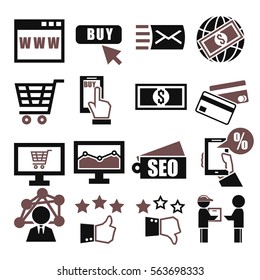 ecommerce icon set