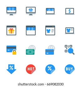 E-commerce icon set