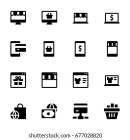 E-commerce icon set