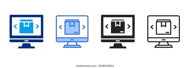 Ecommerce Icon Set Different Style Collection