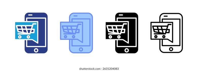 E-Commerce Icon Set Multiple Style Collection