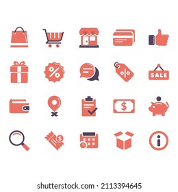 Juego de iconos de comercio electrónico, Calidad Premium. Diseño de línea delgada simple. Símbolos modernos del contorno, pictogramas.