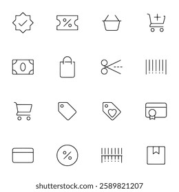 Ecommerce icon set vector illustration