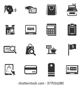 E-commerce icon set for web sites and user interface