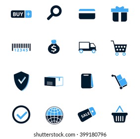 E-commerce icon set for web sites and user interface