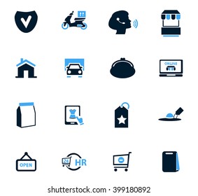E-commerce icon set for web sites and user interface